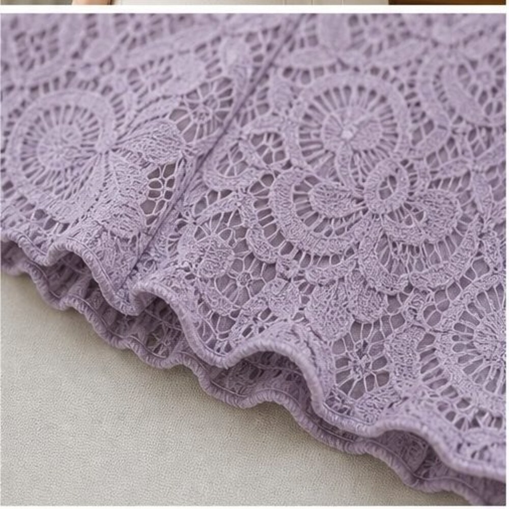 Lilac Ruffle Blouse - Picture 6 of 6